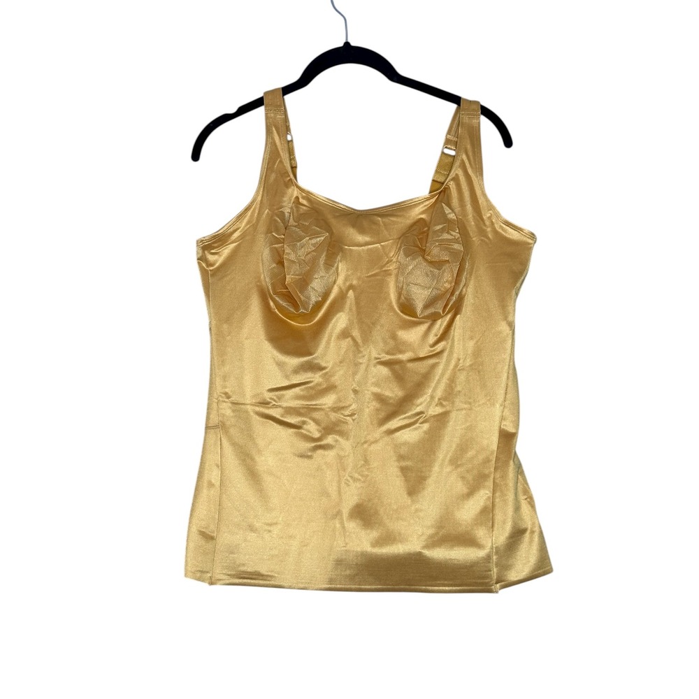 NEW‎ Ruby Ribbon Umber 3073 Simply Smooth Pocket Cami Size 48 Shapewear